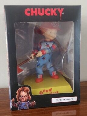 Chucky Good Guys Paperweight, As Fireman New In Box
